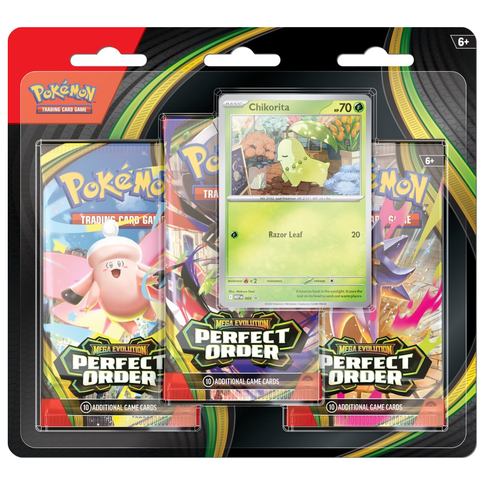 Perfect Order 3-Pack Blister (Chikorita)