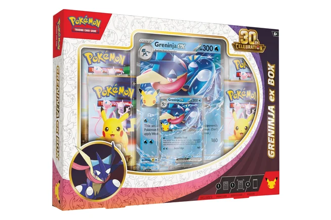 Pokémon TCG: 30th Celebration Greninja ex Box